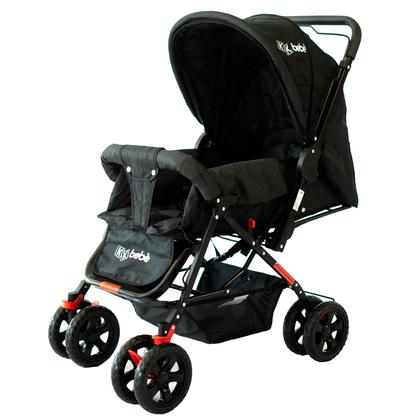 Imagem de Carrinho De Bebê Passeio Vira Berço Com Alça Reversível Menino Menina