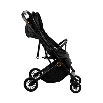 Imagem de Carrinho de Bebê Passeio Vira Berço Compact com alça reversível Kids Baby Hércules Preto