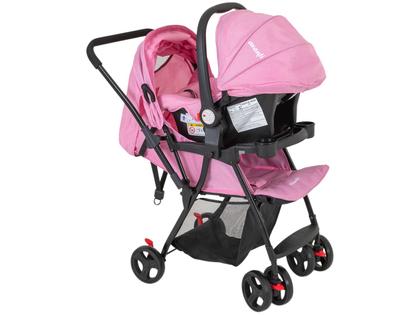 Imagem de Carrinho de Bebê Reversível com Bebê Conforto Avanti Travel System Owen 6 Rodas 15kg