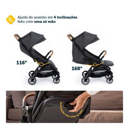 Imagem de Carrinho de Bebê Spark Plus Bebê Conforto Base Isofix Safety