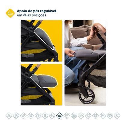 Imagem de Carrinho de Bebê Spark Plus Bebê Conforto Base Isofix Safety