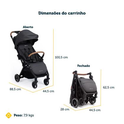Imagem de Carrinho de bebê Spark Plus com Bebê Conforto DUO Safety