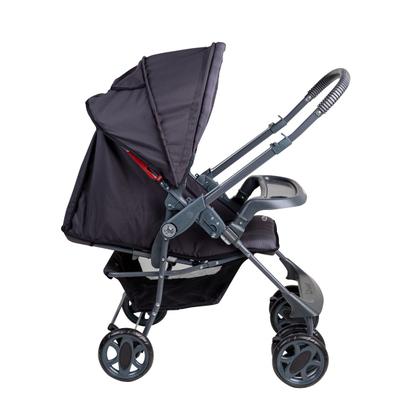 Imagem de Carrinho de bebê Topázio Travel System reclinável e dobravel com 5 posições, até 15kg Bandeja removível com porta objeto acompanho bebê conforto.