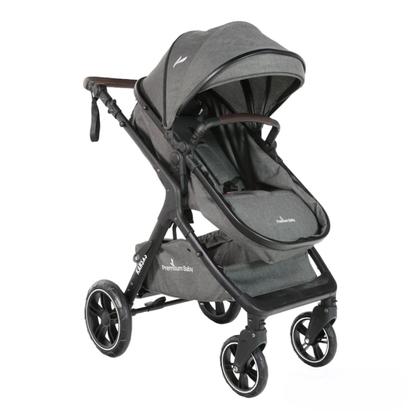 Imagem de Carrinho de Bebê TS kansas Black/Gray 3 em 1 - Premium Baby