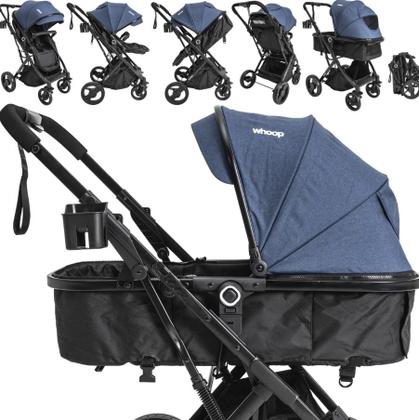 Imagem de Carrinho de bebe vox ii melange marinho - kiddo