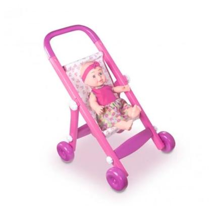 Imagem de Carrinho de Boneca 70cm Perfeito para Passeio e Brincadeiras