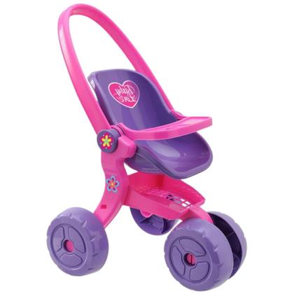 Imagem de Carrinho De Boneca Baby Love Alive Rosa - Usual Brinquedos