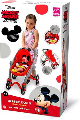 Imagem de Carrinho de Boneca Classic Dools Mickey Mouse Roma