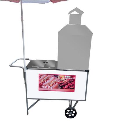 Imagem de Carrinho de Cachorro Quente e Churrasco Econômico Cefaz BLCBH43M/GS