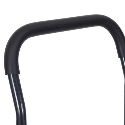 Imagem de Carrinho De Carga Dobravel Plataforma 150kg Aco Roda Macica Verde
