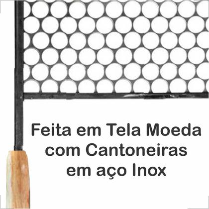 Imagem de Carrinho de Churrasco Churrasqueira Espetinho Inox Coifa Inox c/ 02 Grelhas Inox Tamanho 95x25 e Grelhas Reforçada