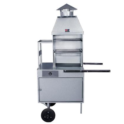 Imagem de Carrinho de Churrasco R2 70cm com Baú de Mantimentos e Caixa 67069G