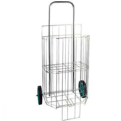 Imagem de Carrinho De Compras Dobrável Com Rodízio 33X43Cm
