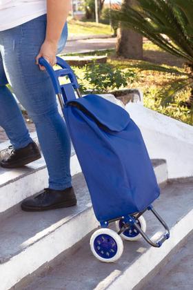 Imagem de Carrinho de Compras Leva Tudo Bag To Go - Azul