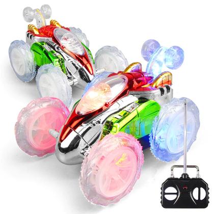 Imagem de Carrinho de Controle Infantil Presente para Meninas e Meninos Luzes Coloridas