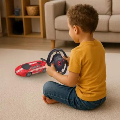 Imagem de Carrinho de Controle Remoto 4 Canais Hot Wheels 1:24 Vermelho Multikids - BR2471