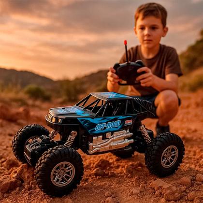 Imagem de Carrinho De Controle Remoto 4x4 Infantil Brinquedo Recarregável - Art Brink