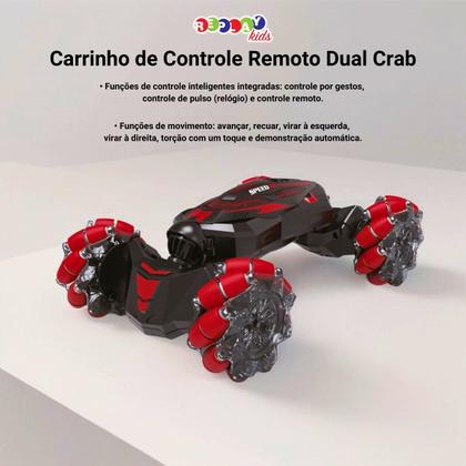 Carrinho de Controle Remoto e Relógio Crab 360º Replay Kids Imagem de Carrinho de Controle Remoto e Relógio Crab 360º Replay Kids