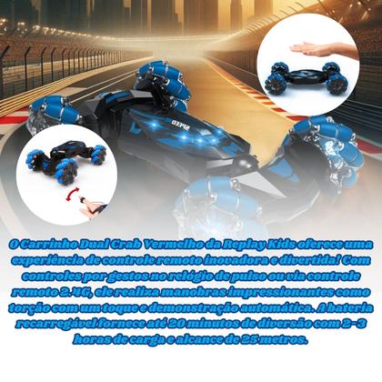 Imagem de Carrinho de Controle Remoto e Relógio Crab 360º Replay Kids