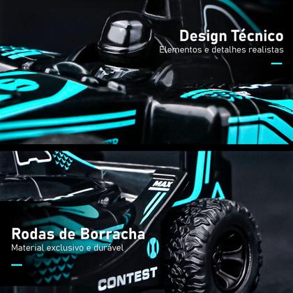 Carrinho De Controle Remoto Fórmula 1 Recarregável - Dm Toys Imagem de Carrinho De Controle Remoto Fórmula 1 Recarregável - Dm Toys