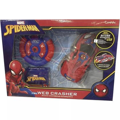 Imagem de Carrinho de Controle Remoto - Homem Aranha - Web Crasher - Candide