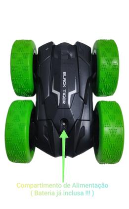 Carrinho de Controle Remoto Recarregável Manobras Radicais Gira 360 Com Luz - Fun Game Imagem de Carrinho de Controle Remoto Recarregável Manobras Radicais Gira 360 Com Luz