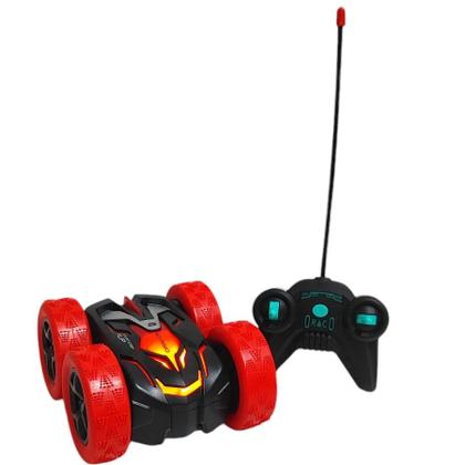 Carrinho de Controle Remoto Recarregável Manobras Radicais Gira 360 Com Luz - Fun Game Imagem de Carrinho de Controle Remoto Recarregável Manobras Radicais Gira 360 Com Luz