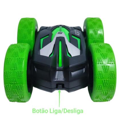 Carrinho de Controle Remoto Recarregável Manobras Radicais Gira 360 Com Luz - Fun Game Imagem de Carrinho de Controle Remoto Recarregável Manobras Radicais Gira 360 Com Luz