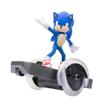 Imagem de Carrinho De Controle Remoto Sonic The Hedgehog e Boneco Articulado 15cm - Candide