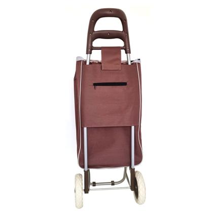 Imagem de Carrinho De Feira Compras Com Pés Dobráveis Até 30kg