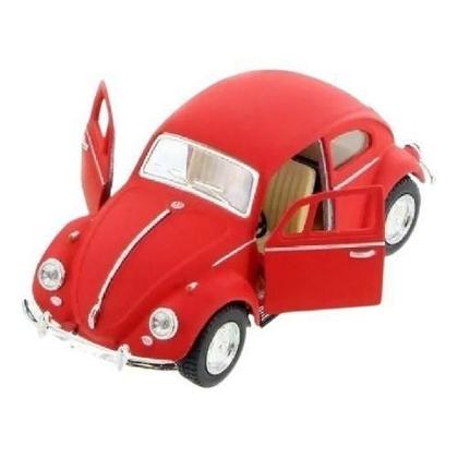 Imagem de Carrinho De Ferro Fusca Clássico Miniatura Coleção