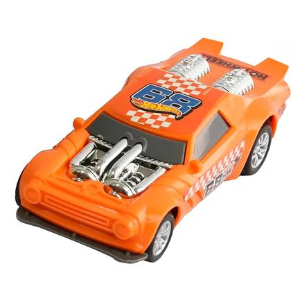 Imagem de Carrinho De Fricção Hot Wheels Fast Racer Com Luz e Som 13cm - Multikids 