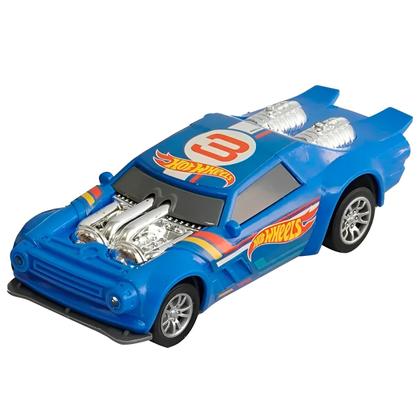 Imagem de Carrinho De Fricção Hot Wheels Fast Racer Com Luz e Som 13cm - Multikids 