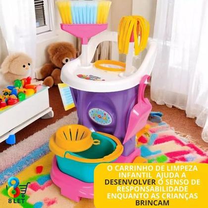 Imagem de Carrinho de limpeza cleaning trolley - rosa