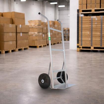 Imagem de Carrinho De Mão Carregamento Carga Armazém 120kg 2 Rodas Carro Transporte Mercadoria Caixas Pesadas