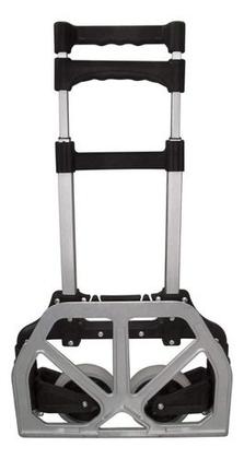 Imagem de Carrinho De Mão Dobrável Retratil Estoque Carga 75kg + Brind