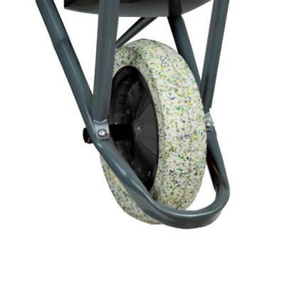 Imagem de Carrinho De Mão Em Aço Carbono Pneu Maciço Chapa 24mm 60l