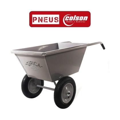 Imagem de Carrinho de Mão Esfera 92L - Pneu com Câmara 3,25x8 e Caçamba Girica