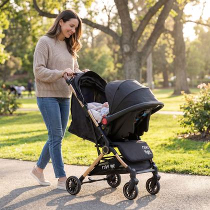 Imagem de Carrinho de Passeio C/Bebê Conforto TS NIVI Maxi Baby -