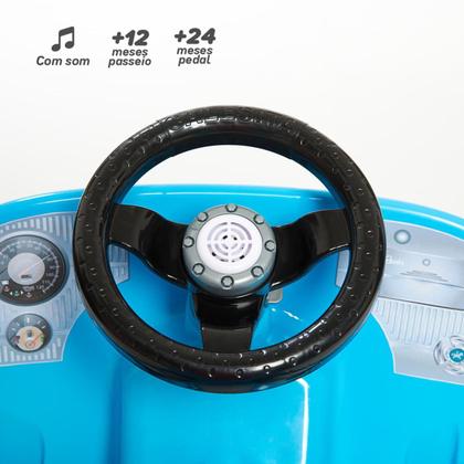 Imagem de Carrinho De Passeio e Pedal Infantil 1300 Fouks Calesita