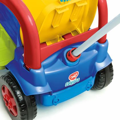 Imagem de Carrinho De Passeio e Pedal Infantil MK Truck Calesita 982