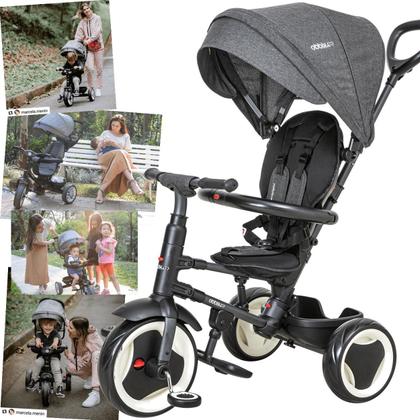Imagem de Carrinho de Passeio e Pedal Kiddo Triciclo Evolution Preto