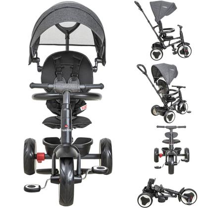 Imagem de Carrinho de Passeio e Pedal Kiddo Triciclo Evolution Preto