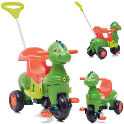 Imagem de Carrinho de Passeio e Pedal para Bebe Calesita Didino Verde