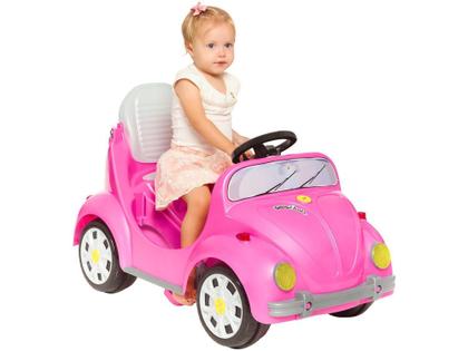 Imagem de Carrinho de Passeio Infantil a Pedal 1300 Fouks - com Empurrador Emite Sons Calesita