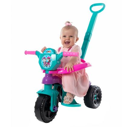 Imagem de Carrinho De Passeio Infantil Pedal Kemotoca Cachorro Com Haste Removivel Protecao Suporte