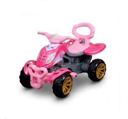 Imagem de Carrinho de Passeio Infantil Quadriciclo Gatinha Star Pedal Empurrador