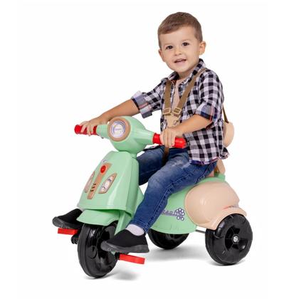 Imagem de Carrinho de Passeio ou Pedal Infantil 2 em 1 Vespita Capri Calesita