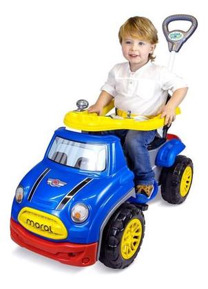 Imagem de Carrinho De Passeio/pedal Azul Com Empurrador Sportcar Maral