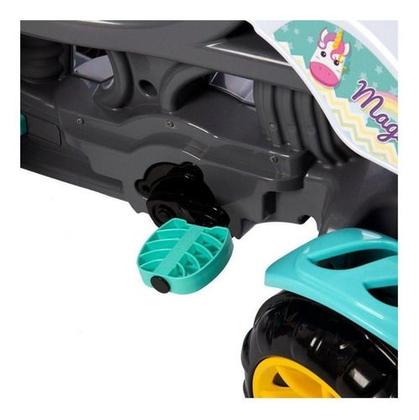 Imagem de Carrinho De Passeio Quadriciclo Empurrador Com Pedal Para Criança Menina